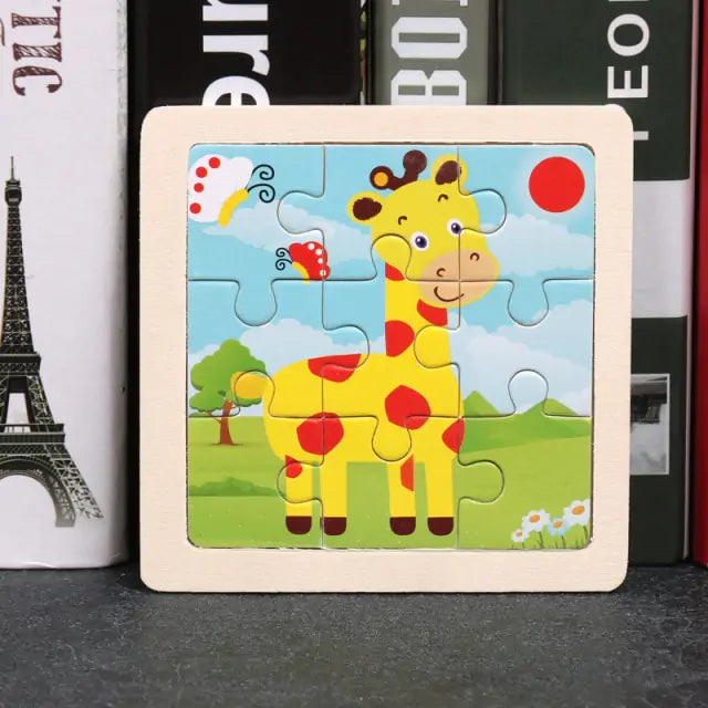 Kids Toys Wooden 3D Puzzle - PepitoStore