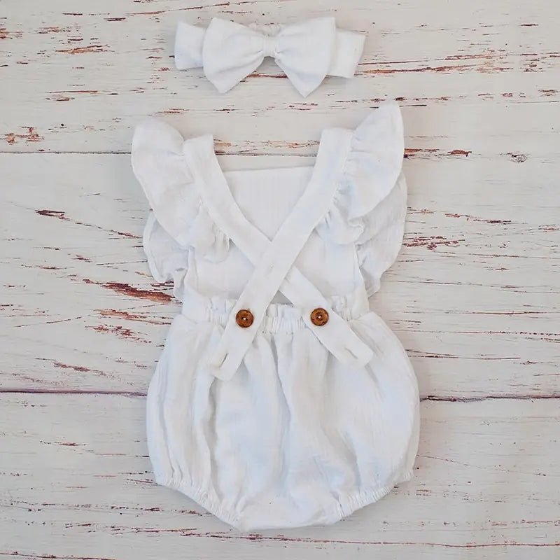 Organic Cotton Summer Baby Girl Clothes - PepitoStore - 