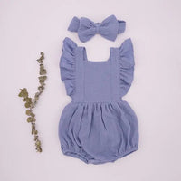 Thumbnail for Organic Cotton Summer Baby Girl Clothes - PepitoStore - 
