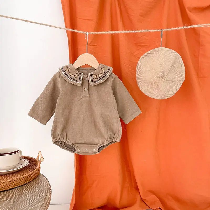Spring Embroidered Baby Bodysuit - PepitoStore