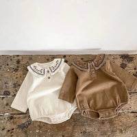 Thumbnail for Spring Embroidered Baby Bodysuit - PepitoStore