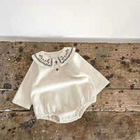 Thumbnail for Spring Embroidered Baby Bodysuit - PepitoStore