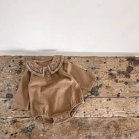 Thumbnail for Spring Embroidered Baby Bodysuit - PepitoStore