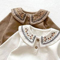 Thumbnail for Spring Embroidered Baby Bodysuit - PepitoStore