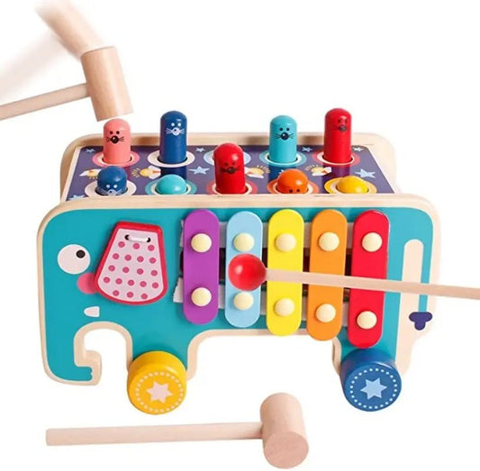Wooden Hammer Toys For Kids - PepitoStore - 