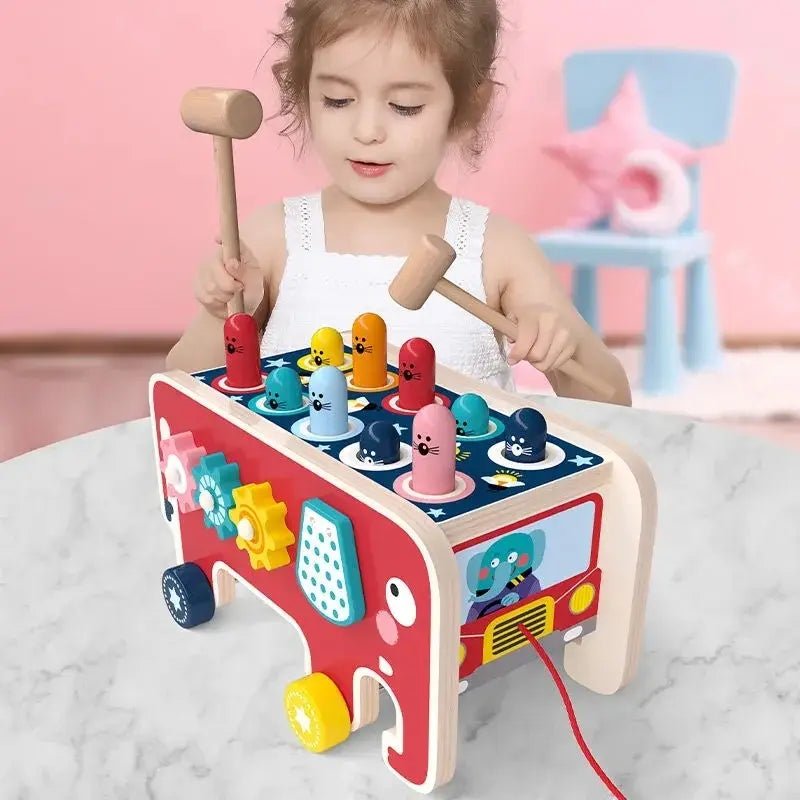 Wooden Hammer Toys For Kids - PepitoStore - 
