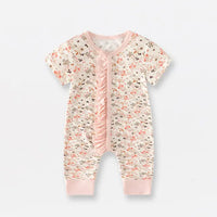 Thumbnail for Bamboo Fiber Baby Zippered Romper